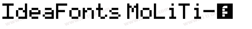 IdeaFonts MoLiTi字体转换